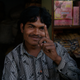 Sewiyan merchant Sandeep told me he had only one wife after some friends (off camera) teased him about having more.